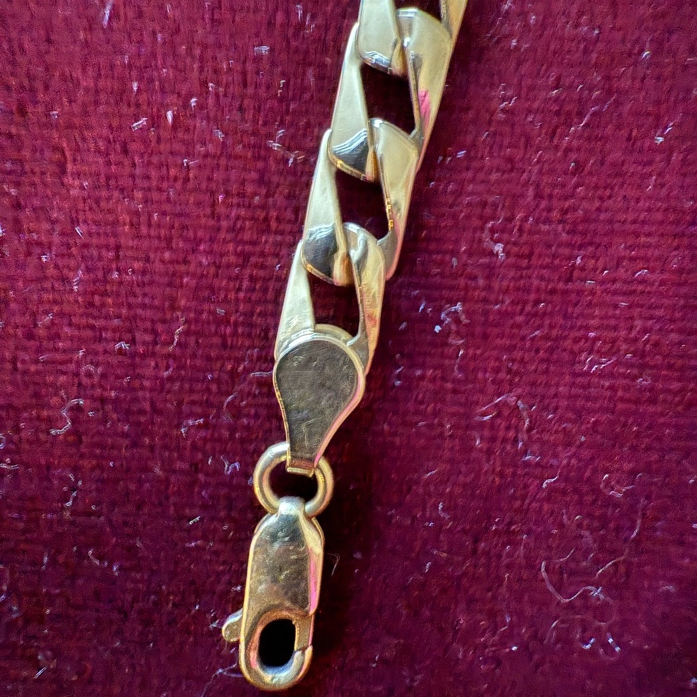 14K Solid Yellow Gold Bracelet – 9g –Fine Jewelry – Classic Chain – Estate Piece